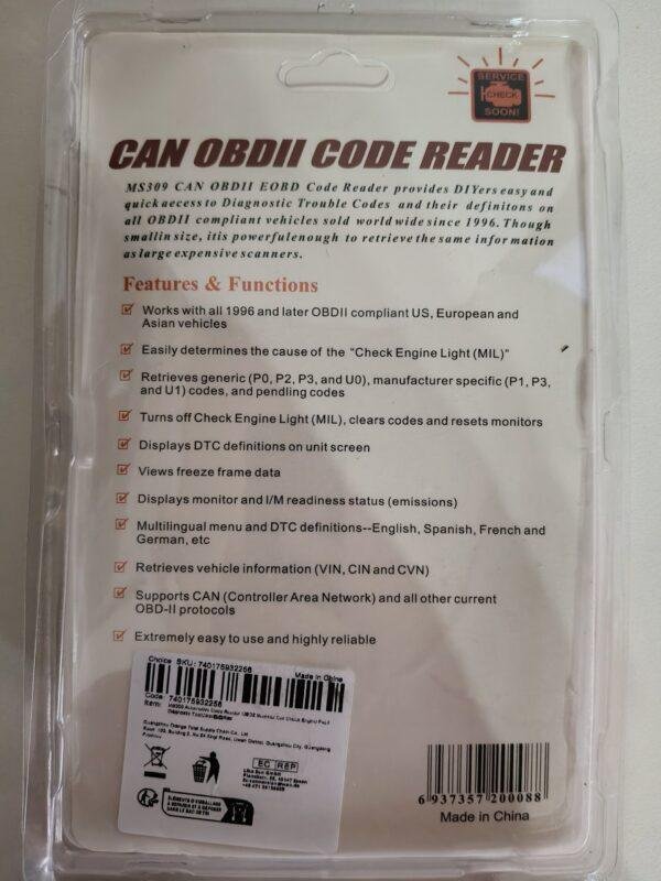 006 Lector de código OBD2 - Herramienta de Escaneo de Diagnóstico - Imagen 3