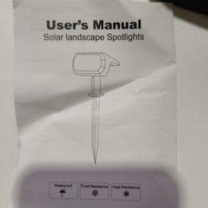 061 Lámpara LED de Luz Solar para Jardín