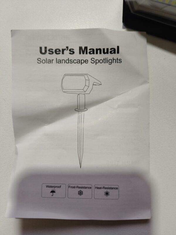 061 Lámpara LED de Luz Solar para Jardín