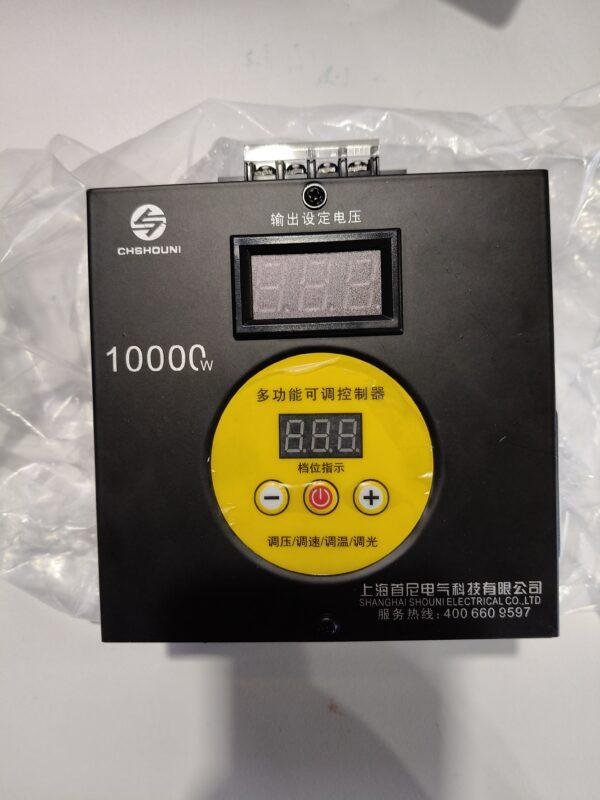 111 Regulador de Voltaje de 10000W con Interruptor de Temperatura y Velocidad