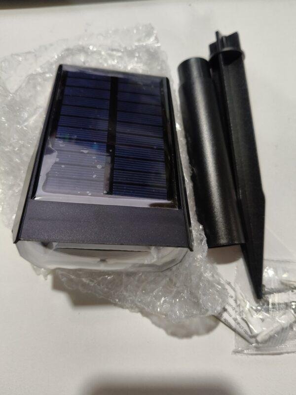 127 Luz Para Exterior con Panel Solar