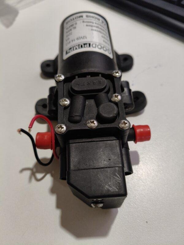 128 Bomba Diafragma Autocebante de Agua DC 12V 70W 0,9Mpa/min - Imagen 2