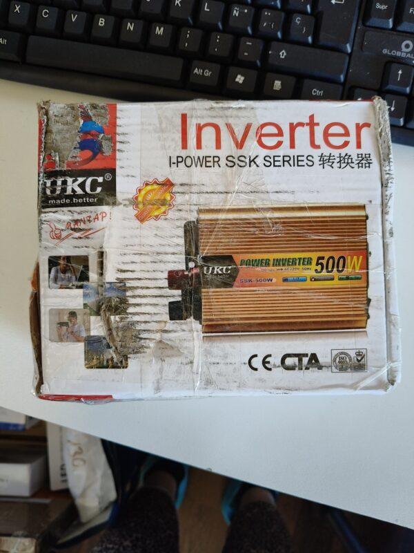 121 Convertidor de Voltaje Inversor de Corriente con Potencia Máxima de 500W