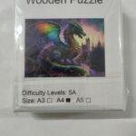 187 Puzzle de Dragón con Piezas de Madera