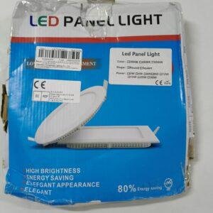 240 Luz LED Panel Redondo de 25 Watts