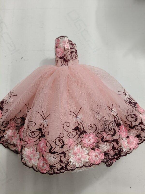 264 Vestido Tipo Princesa Para Barbie Color Rosado - Imagen 2