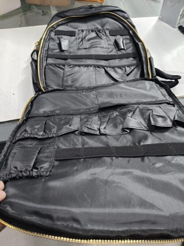 378 Mochila Negra de Plástico - Imagen 3