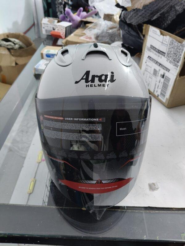 409 Casco Para Motocicleta Color Gris
