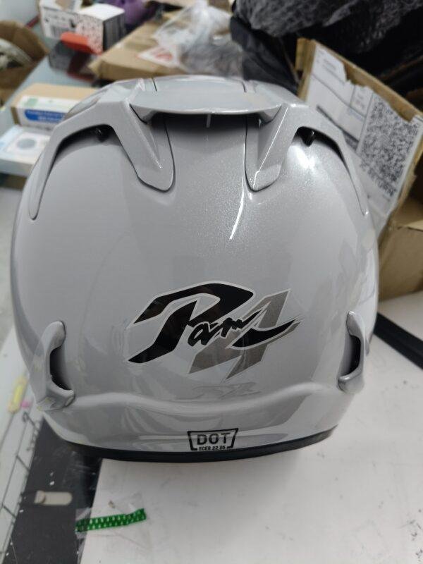 409 Casco Para Motocicleta Color Gris - Imagen 2